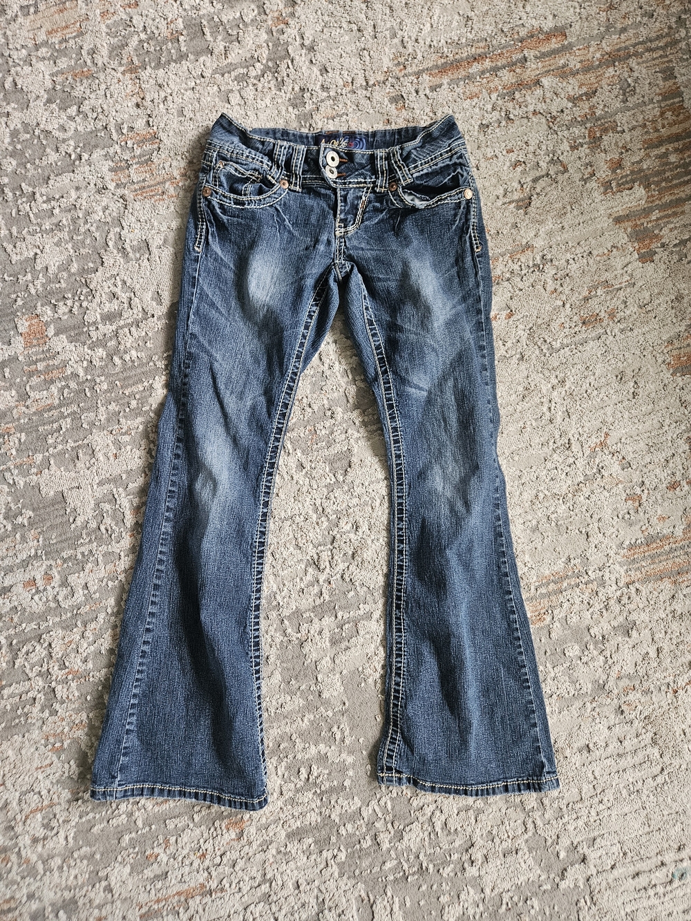 Women’s Blue Denim Flare Jeans